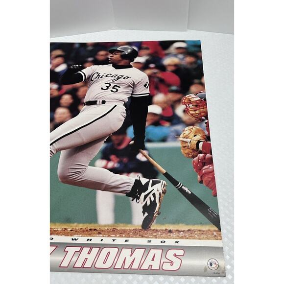 RARE FRANK THOMAS WHITE SOX 1995 MLB POSTER 20x16 Baseball - Picture 2 of 16